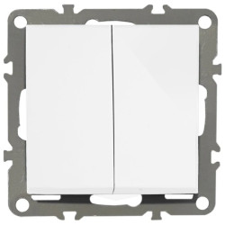 QUADRA Łącznik świecznikowy biały