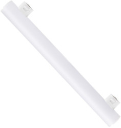 LED lamp, S14S, 6 W, 600 lm, 240 V (DC), 240 V (AC), 2700 K, dull, warm white, F, S14S7W