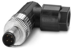 Złącze wielostykowe przemysłowe 4-pinowe M12 Montaż na kablu Gniazdo Phoenix Contact