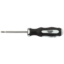 Draper Expert 35210 Pound Thru&#x27; Cross Slot No:1 x 75mm Soft Grip Screwdriver
