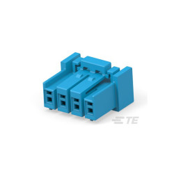 TE Connectivity 2420266-4 Socket Female 4P Blue HCI 4.0 Pitch Shrouded
