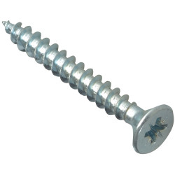 ForgeFix Multi-Purpose Pozi Compatible Screw CSK ST ZP 5.0 x 40mm Forge Pack 15