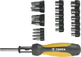 Końcówki wkrętakowe i nasadki z uchwytem 1/4 cala (zestaw 29 szt.) 39D356