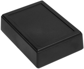 ABS enclosure, (L x W x H) 108.25 x 78.25 x 31.9 mm, black, 4U32110803000