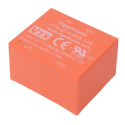 15V AC-DC 5W Single Output Power Supply VTX-214-005-115