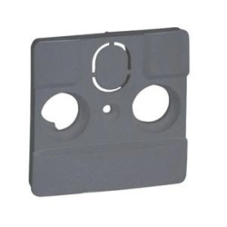 Niloe Selection Plakietka do gniazd telewizyjnych stosowanych przez operatorów telewizji kablowych (2-3 otwory) stal 762360