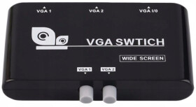 Dwukanałowy przełącznik switch złącza VGA