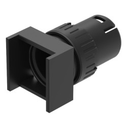Element wykonawczy przycisku, Siłownik, do uzytku z: Urządzenia przełączające, Czarny, Utrzymane