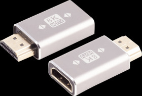 SP10-01054 HDMI connector/socket adapter, 8K 60 Hz, metal