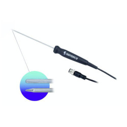 Senseca 486730 AX 115-M3 Immersion Probe, -50 to 250&#xB0;C, Pt100, Food Safe