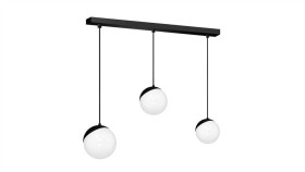 Lampa Wisząca Sfera Black 3Xe14 Mlp7237 Milagro