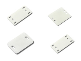 Tabliczki opisowe do kabli 26x16 mm max opaska 4,8 mm 100 sztuk BMTO2616