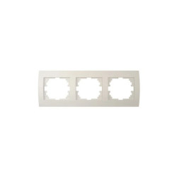 LOGI Ramka potrójna pozioma Kremowy 021480003 25178