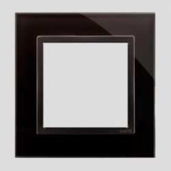 Simon 54 Nature Ramka pojedyncza szkło ZASTYGŁA LAWA DRN1/73