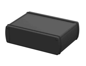 Obudowa ogólnego użytku Aluminium szerokość zew. 52 mm długość zew. 169 mm wys. zew. 52 mm Bopla IP65 Czarny