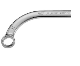 Klucz oczkowy Klucz oczkowy wygięty w kształcie litery C Facom długość 184 mm Stal chromowo-wanadowa