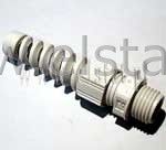 PG7 dławnica bakielitowa szara z odgiętką