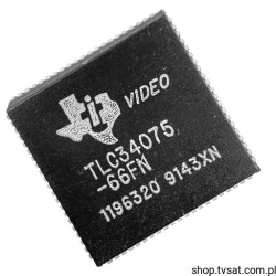 TLC34075-66FN Video Color Palette RAMDAC SMD-PLCC84 TI