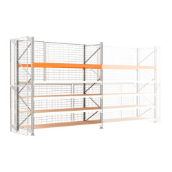 System półek, kolor Galwanizowany, materiał: Blacha stalowa, 3000mm, Manorga