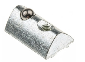 Łącznik zaciskowy 17mm, 6mm, RS PRO M5