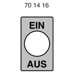 Marquardt 240.001.011 ON-OFF Sign 16x28mm Aluminium Durable Design