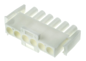 Obudowa złącza 6-pinowe -rzędowe raster: 6.35mm TE Connectivity Męski Universal MATE-N-LOK Złącze szpilkowo-gniazdowe