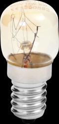 100010 E14 oven light bulb, 15 W, 90 lm, 2400 K, dimmable, up to 300°C