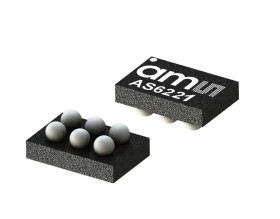 Cyfrowy czujnik temperatury Temperatura I2C 20 → 42 °C. ±0.09°C Montaż powierzchniowy WL-CSP AS6221-AWLT-S