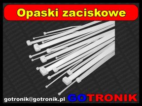 Opaska zaciskowa 2,9x300 mm biała