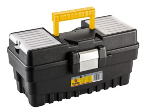 Skrzynka narzędziowa aluminiowe zatrzaski plastikowy uchwyt boczne uchwyty 15cala 79R131