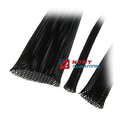 Peszel plecionka 25mm oplot 25 na przewód 24-85mm czarny