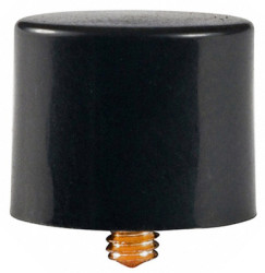 Cap, round, Ø 10 mm, (H) 8 mm, black, for pushbutton switch, AT407A