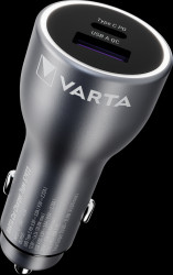 USB charger, 45 W, USB-A, USB-C, car