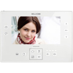 Bellcome VTA.7S903.BLW04 Touch Line Video Door Intercom 7&quot; White Glass