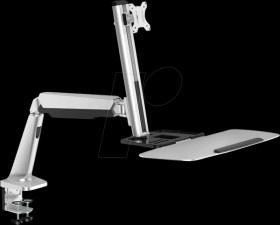 BP0040 Sit-stand workstation monitor desk mount, 13-32"