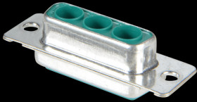 3003W3SXX99A10X D-SUB coax jack for mixed assembly, straight