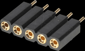 10120934 Precision Pin Header 2,54mm 1x5