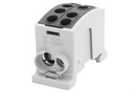 Zacisk odgałęźny HLK 125A-2 (1x35,1x25 / 1x35,1x25) Al/Cu - czarny