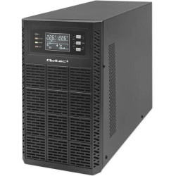 Qoltec Zasilacz awaryjny UPS 3kVA 3000W Power Factor 1.0 LCD EPO USB On-line