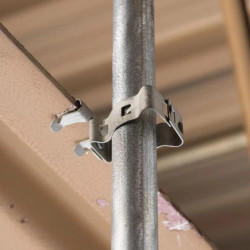 Nabijany zacisk H-MSM do rury osłonowej, stal sprężysta 173800