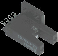 Fork light barrier, PNP, 5-24 VDC, connector, IP50, 806123