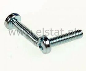 Śruba M2,5x10mm (+) podkładka + nakrętka ( zestaw