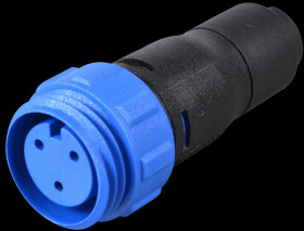 PX0411/03S/5560 Connector, in-line, 3-pin, socket