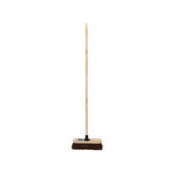 Draper 07869 Stiff Bassine Broom Head with Plastic Bracket and Handle, 300mm