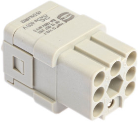 Wkładka złącza dużej mocy 8-pinowe HARTING 10A Żeński Proste