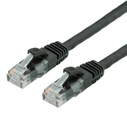 Kabel krosowy VALUE UTP Cat.6 (klasa E), LS0H, czarny, 1,5 m