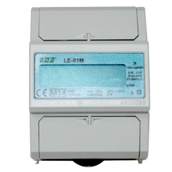 Licznik elektroniczny energii elektrycznej 1-fazowy 100A LE-01m F&F