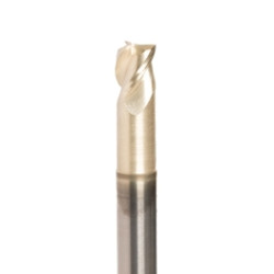 Zrn Coated Flat Stub Cutter - 0.25" Diameter, #203Z