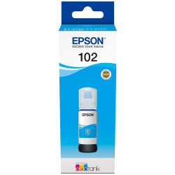 Epson C13T03R240 102 EcoTank Cyan ink bottle