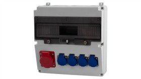 Rozdzielnica Lago 17M - Gniazda 32A 5P, 4X230v /17 Modułów/